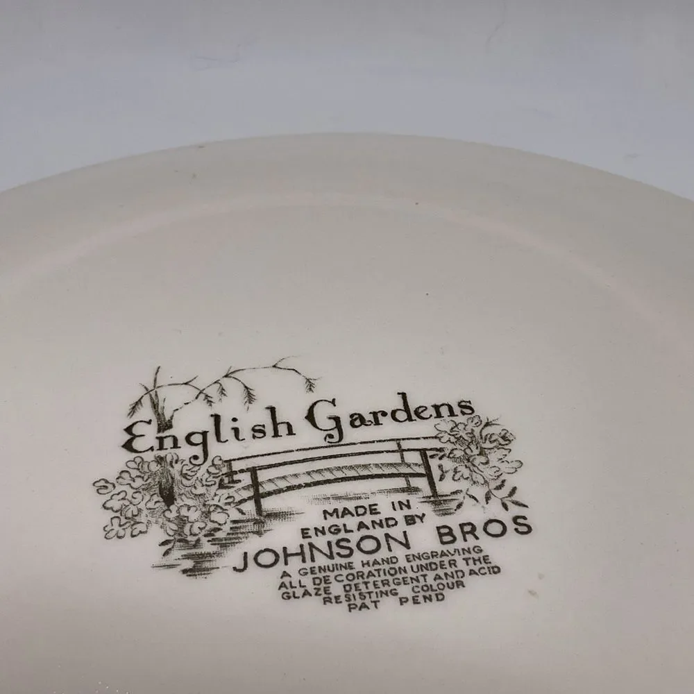 English Gardens Plate by Johnson Brothers